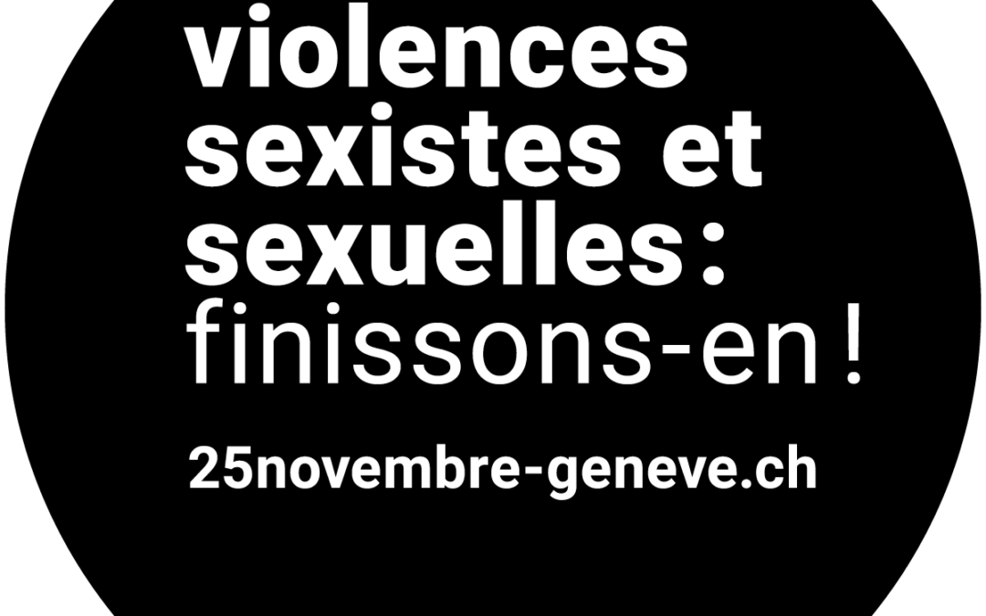 Campagne 25 novembre « Violences sexistes et sexuelles : finissons-en ! »