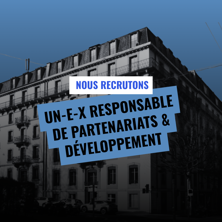 Recrutement : Responsable de partenariats & développement